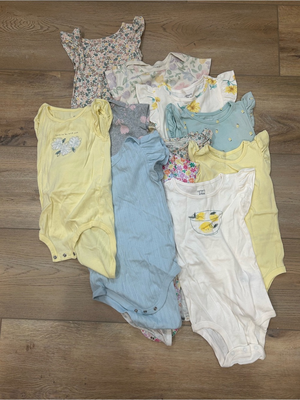 24 month short sleeve onesies